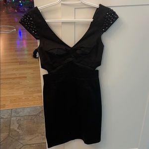 Black evening dress